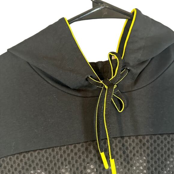 Puma Black Hooded Cotton Blend Logo Front Pullover Sweatshirt Women Sz S - Picture 7 of 12